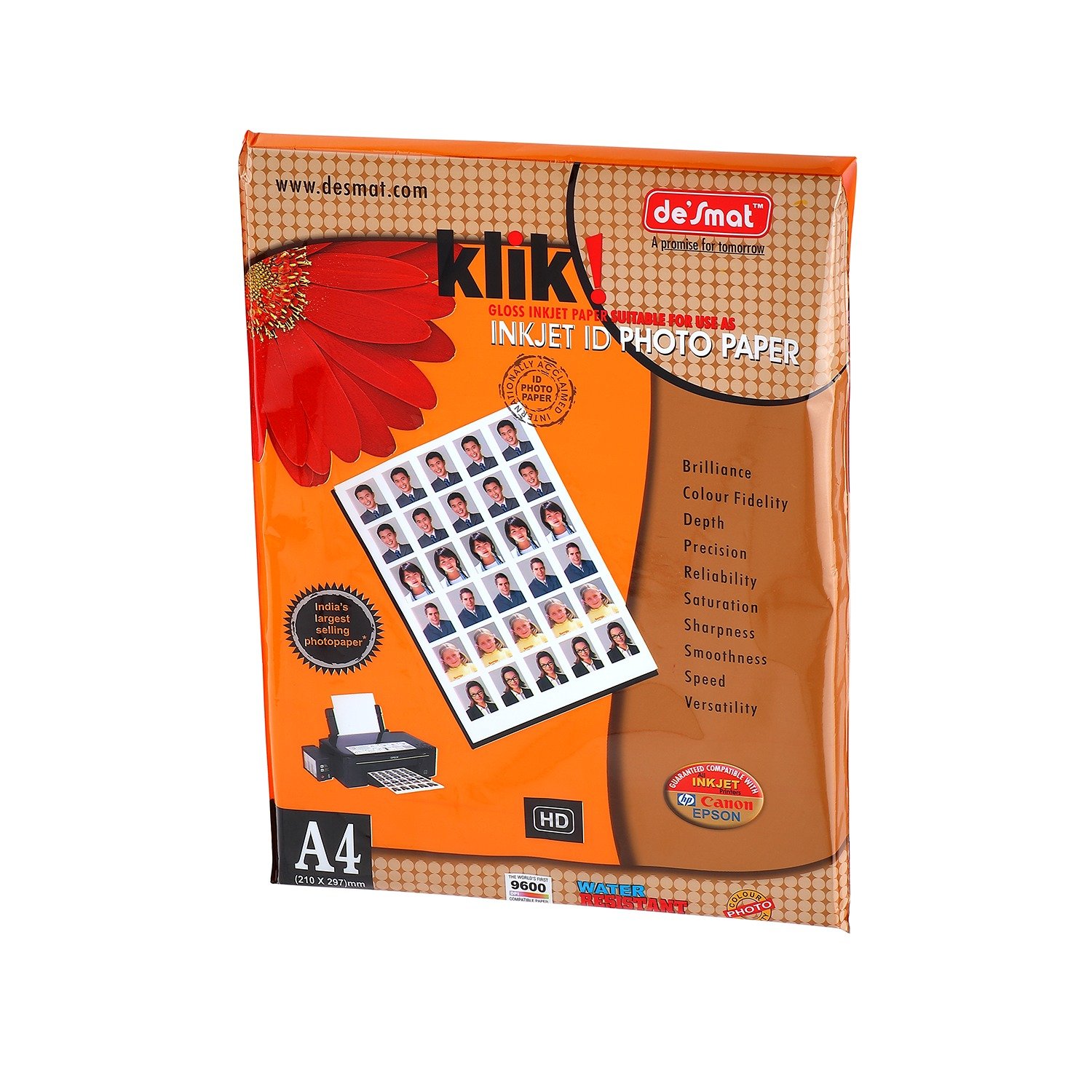 Dsmat Klik Photo Paper 20 sheet Glossy paper A4 180GSM Tribhu Dsmat ...