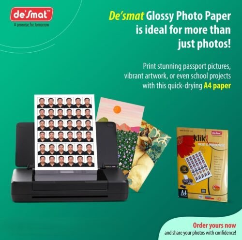 Dsmat Klik Photo Paper 50 sheet Glossy paper A4 180GSM