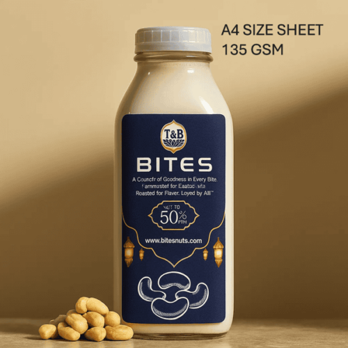 High Gloss Photo Label (Sticker) Paper, 135GSm, 40sheet